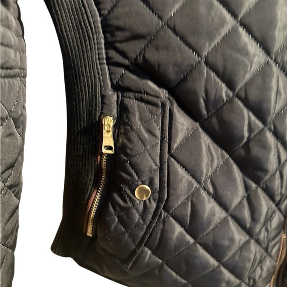 Love Tree Black Quilted Women's Jacket - Medium - Picture 5 of 9